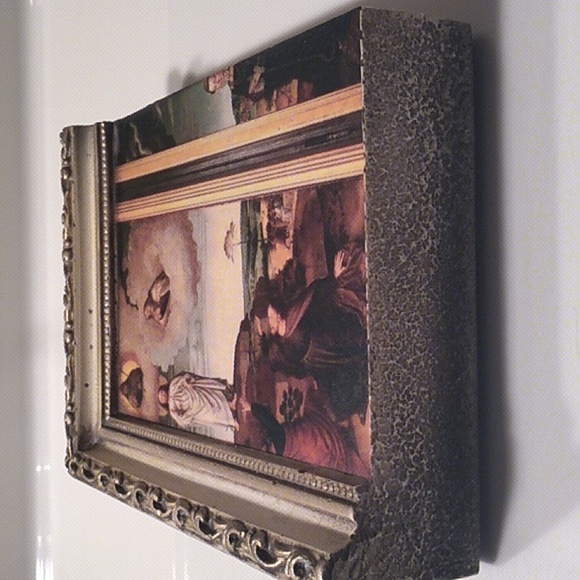 PORTAL *Signed Atlantis Tile, like Sid Dickens. *Rare & Retired Jesus wall art - Picture 4 of 16